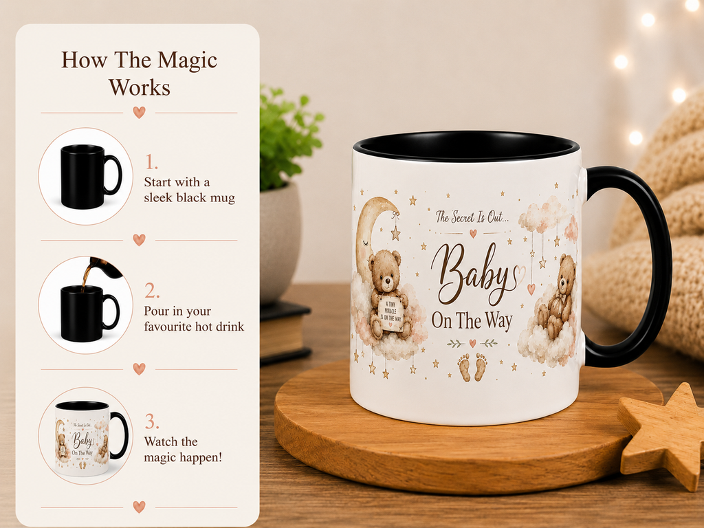 Baby On The Way – Magic Reveal Mug