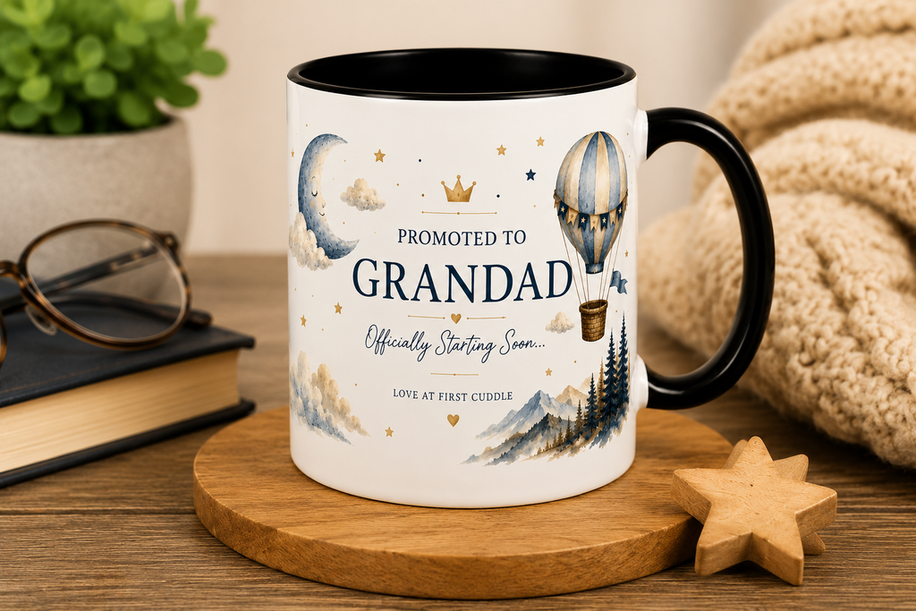 Promoted To Grandad – Magic Reveal Mug
