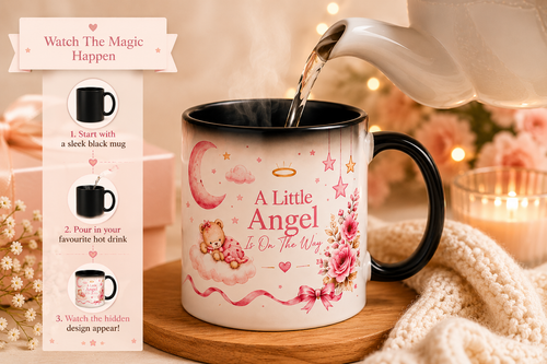 A Little Angel – Baby Girl Magic Reveal Mug