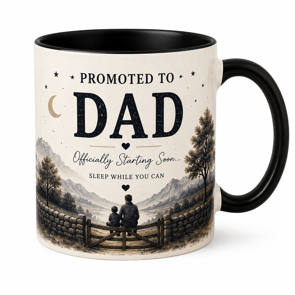 Promoted To Dad – Magic Reveal Mug