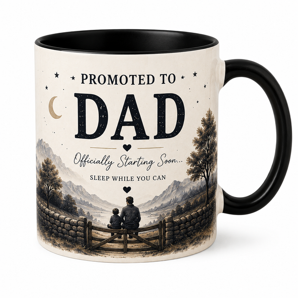 Promoted To Dad – Magic Reveal Mug