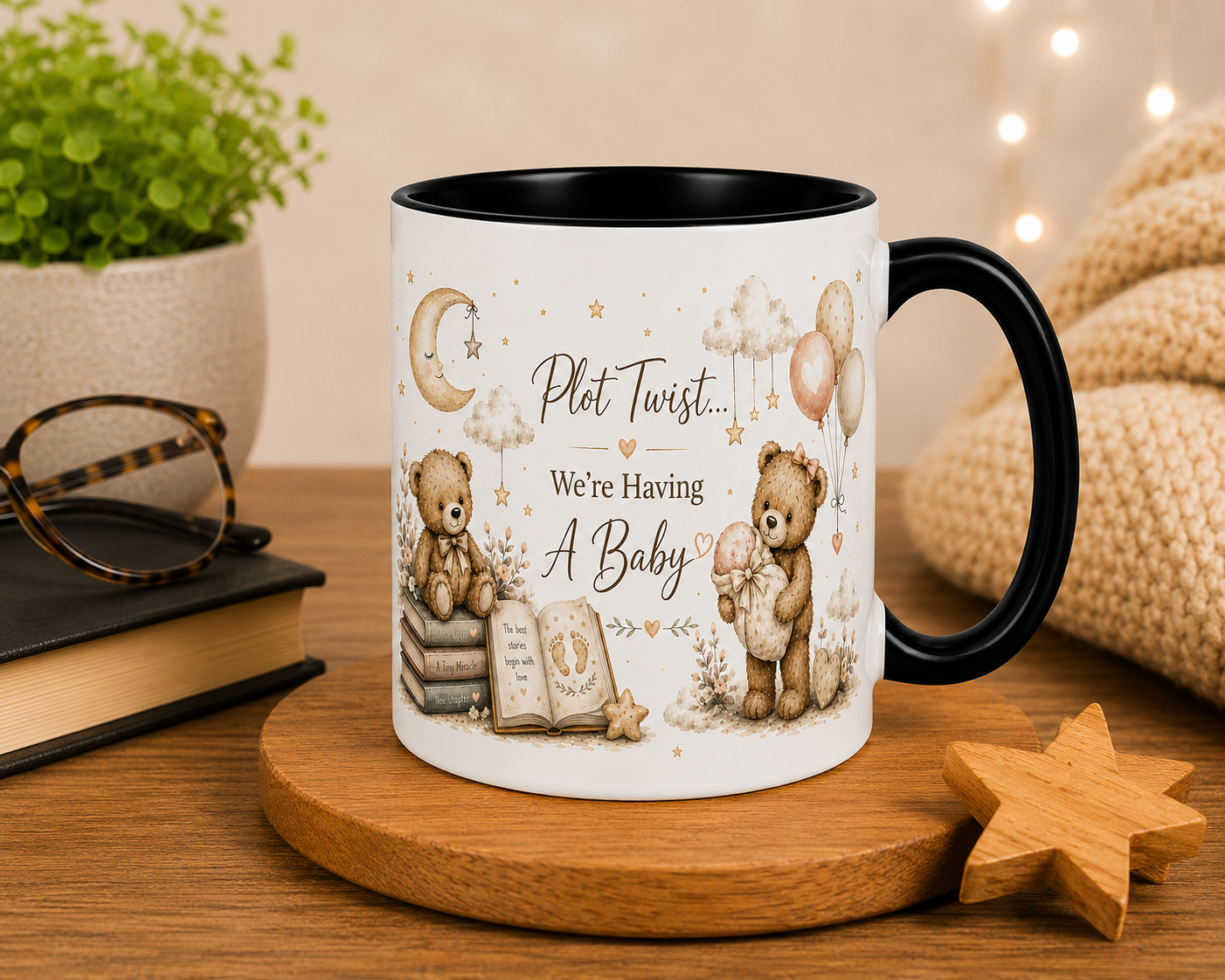 Plot Twist! Baby Arriving Soon – Magic Reveal Mug