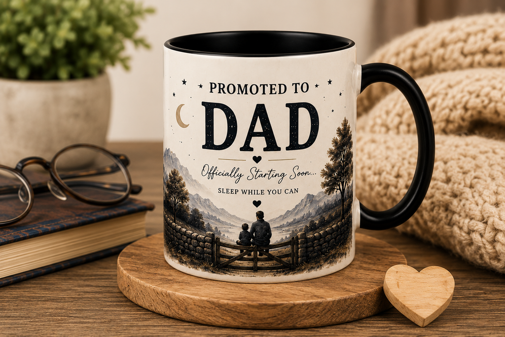 Promoted To Dad – Magic Reveal Mug