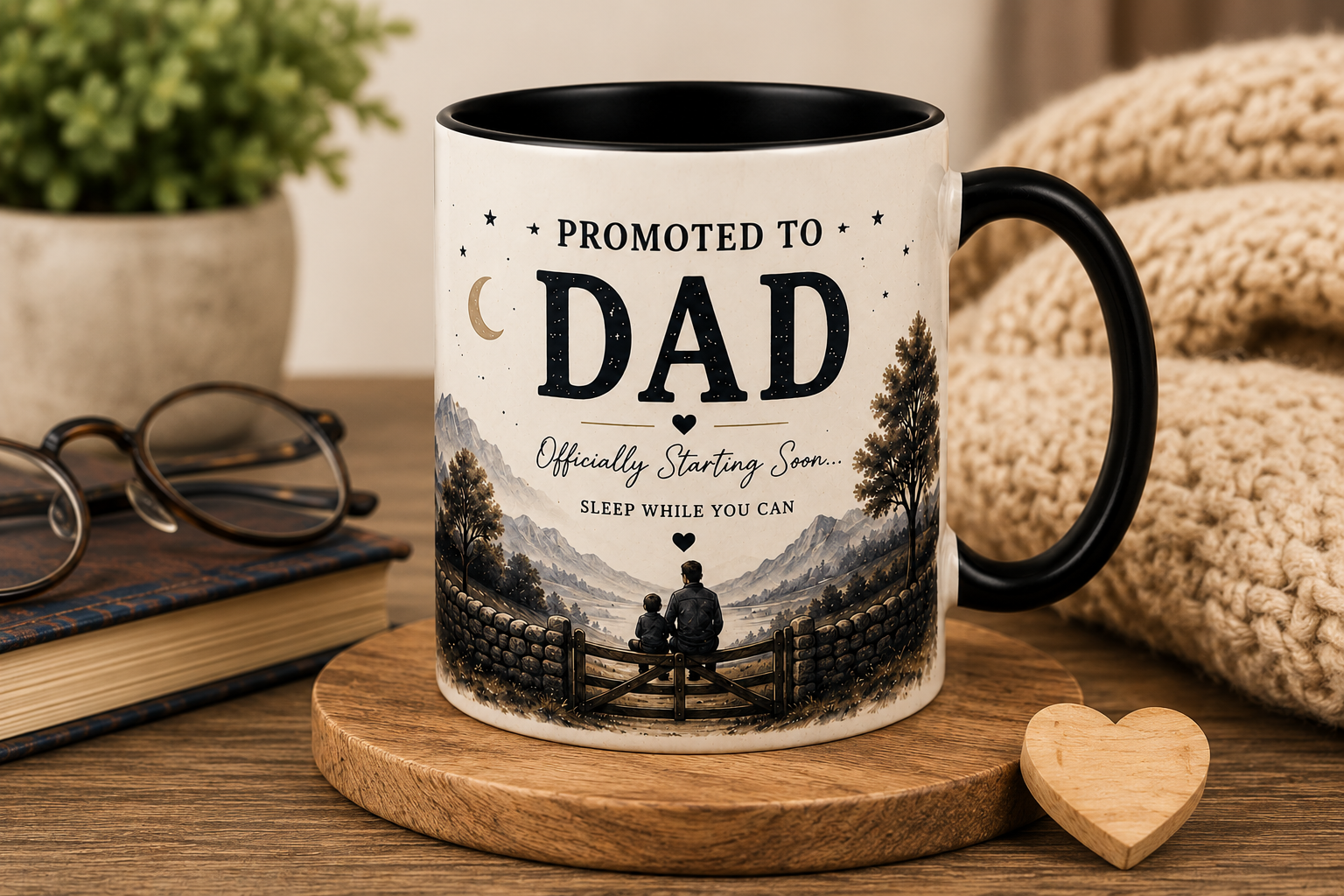 Promoted To Dad – Magic Reveal Mug