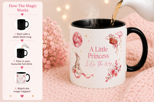 A Little Princess – Baby Girl Magic Reveal Mug