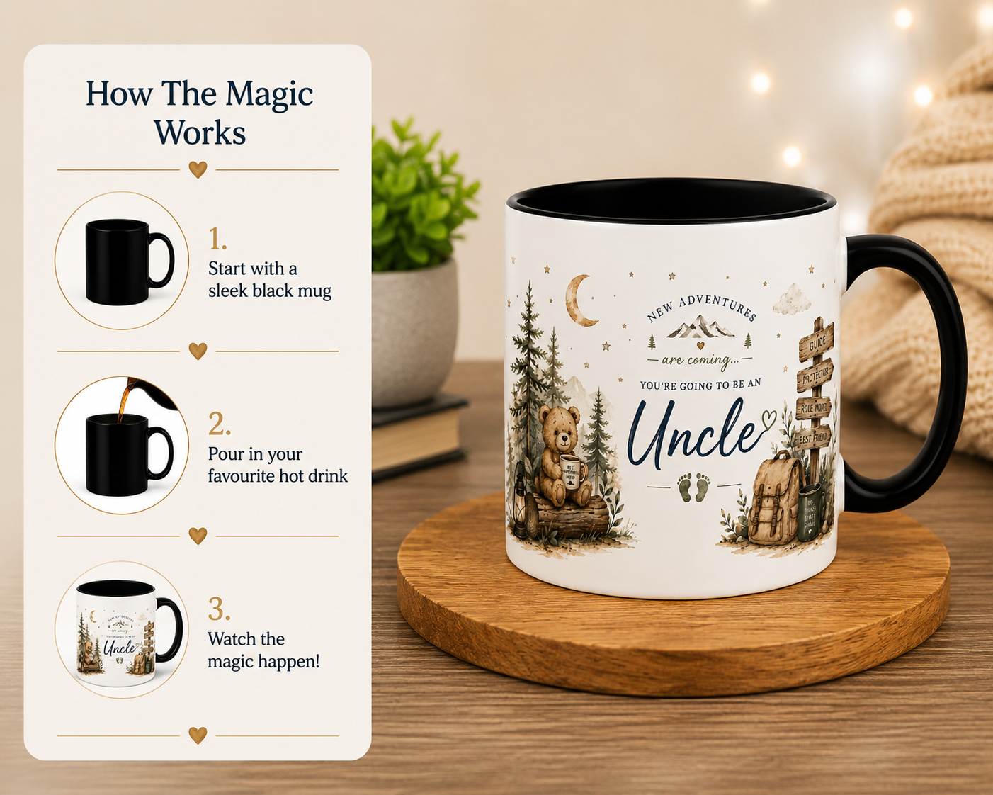 You're Going To Be An Uncle – Magic Reveal Mug