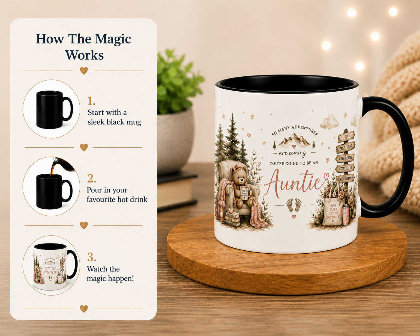 You're Going To Be An Auntie – Magic Reveal Mug
