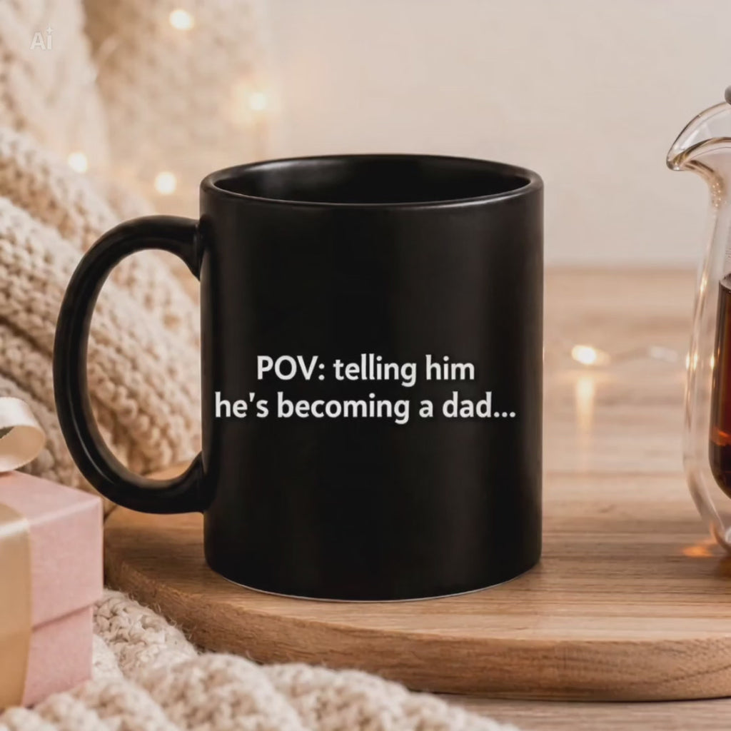 Promoted To Dad – Magic Reveal Mug