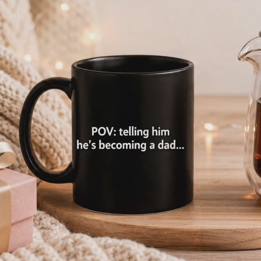 Promoted To Dad – Magic Reveal Mug